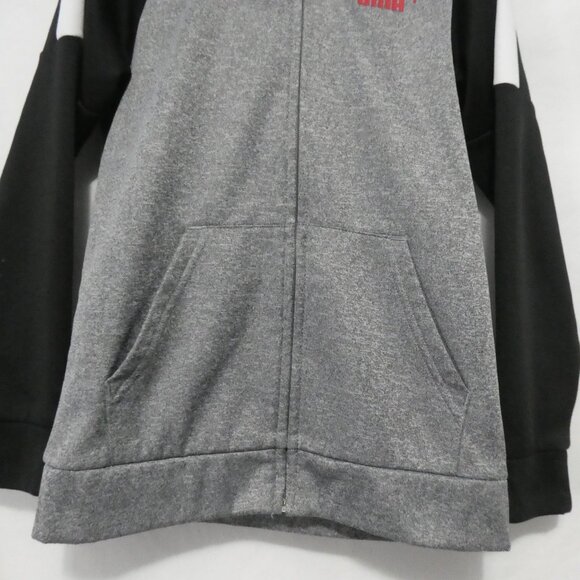 PUMA | size 8 - kids | Long Sleeve Zip-Up Hooded Sweatshirt With Pockets - Picture 8 of 16